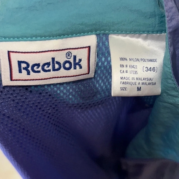 90’a Vintage Retro Purple and Teal Zip Up Windbreaker - Picture 8 of 11